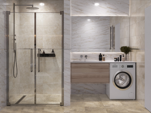 Плитка GLOBAL TILE Surprise белый 30x60 см 1,62 м2, фотография