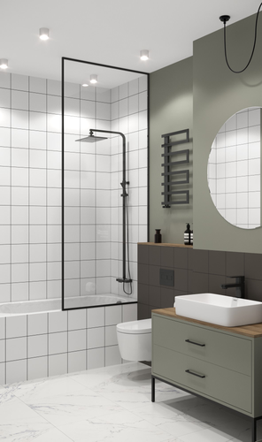 Плитка настенная AXIMA Вегас белый матовый 20x20 см 1,04 м², картинка