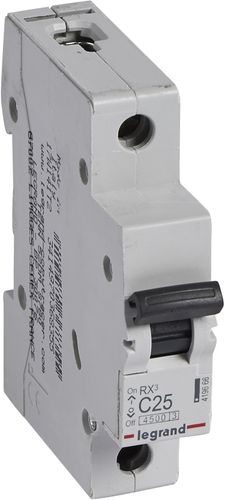 Автоматический выключатель Legrand RX3 1Р C25 А 4,5кА, фотография