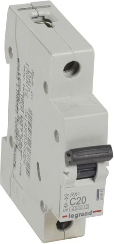Автоматический выключатель Legrand RX3 1Р C20 А 4,5кА, картинка