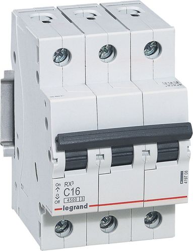 Автоматический выключатель Legrand RX3 3Р С16А 4,5кА, картинка