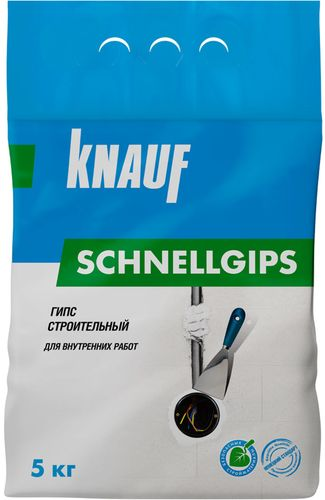 Гипс KNAUF Шнельгипс 5 кг, изображение