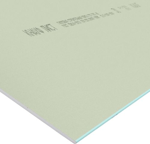 ГКЛ влагостойкий KNAUF 2500x1200x12,50 мм, изображение