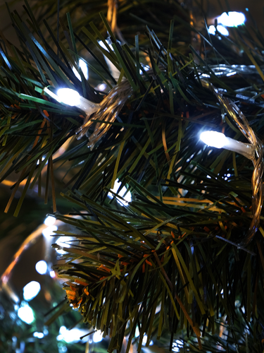 Гирлянда уличная "Нить", 120 LED, белый, 12м, соединяемая до 20шт, фото