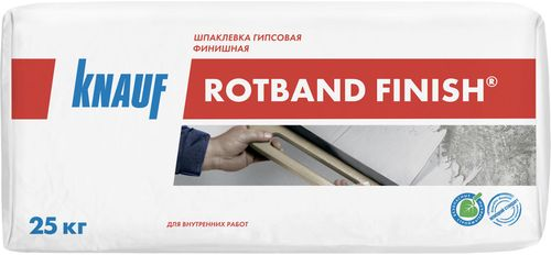 Шпаклевка финишная гипсовая KNAUF Ротбанд финиш 25 кг, вид