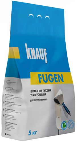 Шпаклевка универсальная гипсовая KNAUF Фуген 5 кг, вид