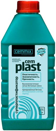 Суперпластификатор Cemmix CemPlast 1 л, фото