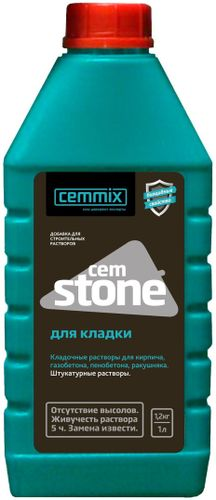 Пластификатор Cemmix CemStone 1 л, изображение