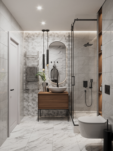 Плитка настенная GRACIA CERAMICA Katana Wall white 25x60 см 1,2 м2, детальное фото