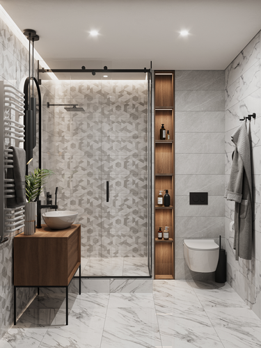 Плитка настенная GRACIA CERAMICA Katana Wall white 25x60 см 1,2 м2, фото