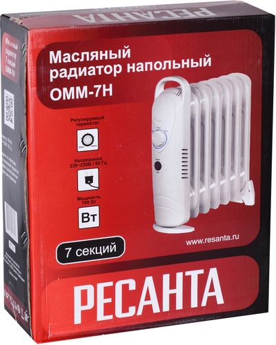 Радиатор масляный Ресанта ОММ-7Н, фото