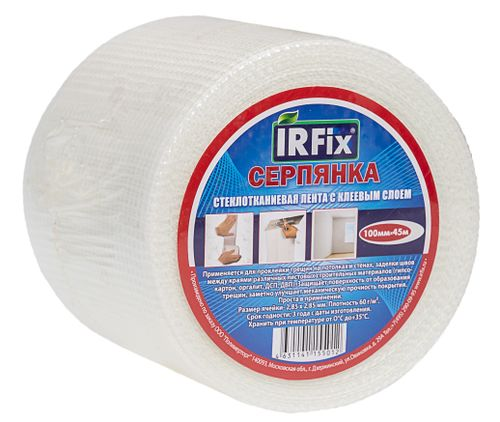 Самоклеящаяся сетка IRFIX 100 мм х 45 м, крупный план