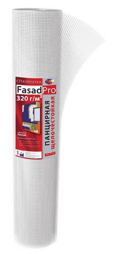 Сетка армированная панцирная FasadPro 320 гр/кв.м 25 м, фото