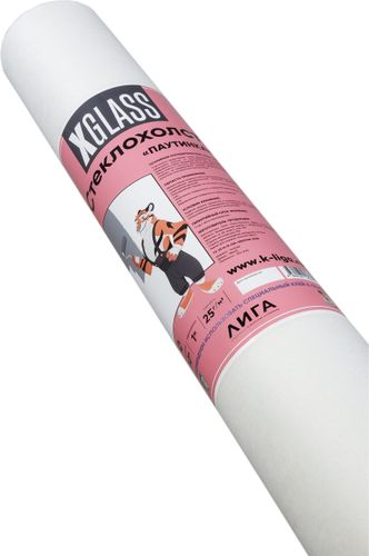 Стеклохолст X-Glass 1x50 м, 25 гр/м2, вид