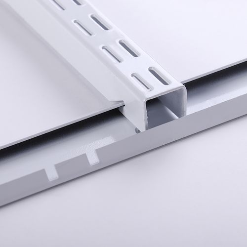 Несущий рельс для одежды Larvij белый 42x1560x11 мм, изображение