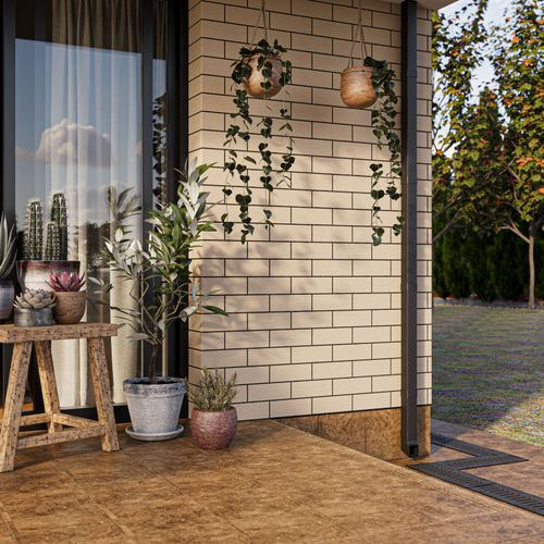 Ступень Клинкерная Керамин Вермонт коричневый 29,8X29,8 см 1,33 м², картинка