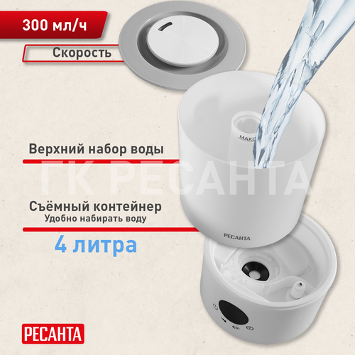 Увлажнитель воздуха Ресанта УВ-4, вид