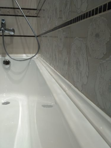 Керамический уголок прямой белый 20X2,5 см 1 шт, вид