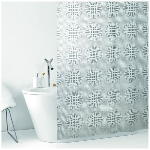 Штора для ванны Bacchetta Sfera 240х200 см белая, картинка