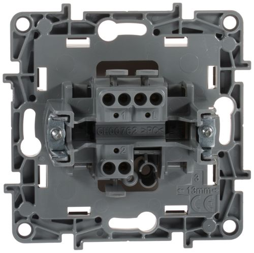 Переключатель 1-клавишный Legrand Etika 672305 слоновая кость, фотография