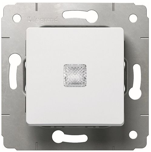 Переключатель 1-клавишный Legrand Cariva 3814 белый, картинка
