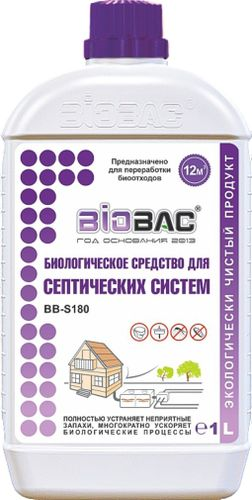 Средство биологическое для септиков BB-S180 1 л, фото