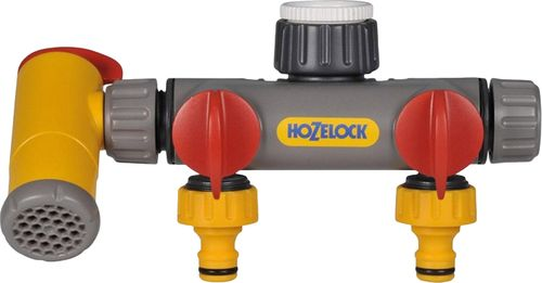 Разделитель двухпутевой HOZELOCK с краном Flow Max 3/4", 1", 1/2", изображение