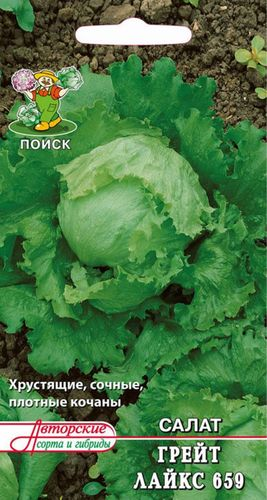 Семена Салата ПОИСК Грейт Лайкс 659 1 г, фотография