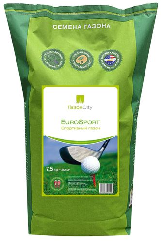 Семена газонной травы ГазонCity Eurosport 7,5 кг, детальное фото