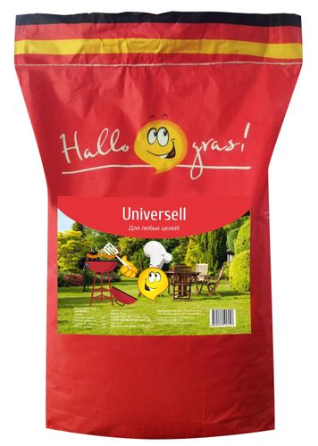 Семена газонной травы ГазонCity Hallo, gras! Universell Gras, 10кг, фотография