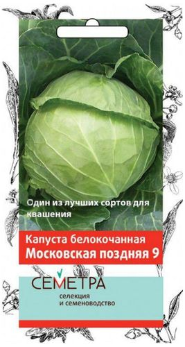 Семена Капусты ПОИСК СЕМЕТРА Московская 0,5 г, вид