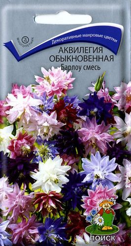 Семена Аквилегии ПОИСК Обыкновенная Барлоу смесь 1 г, вид