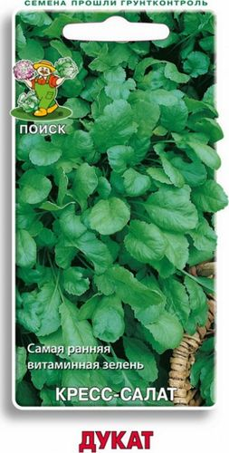 Семена Кресс-салата ПОИСК Дукат 1 г, фотография