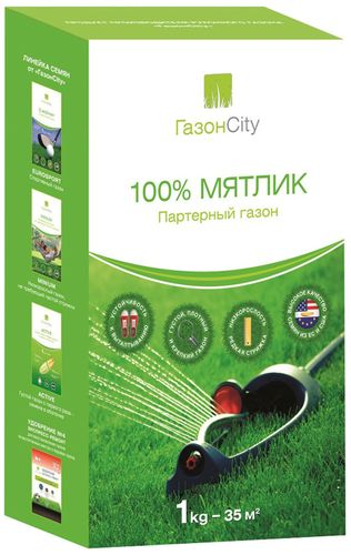 Семена газонной травы ГазонCity Мятлик 1 кг, фото