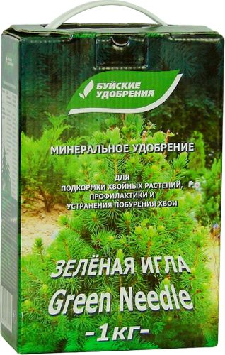 Удобрение минеральное Буйские удобрения Зеленая игла 1 кг, фото