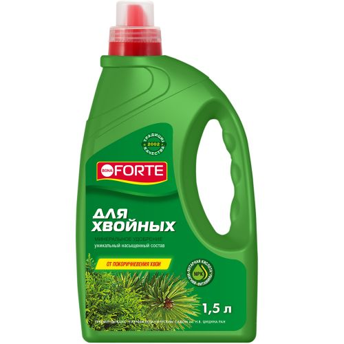 Удобрение для хвойных BONA FORTE 1,5 л, изображение