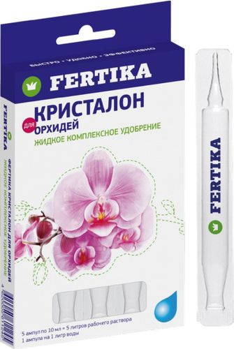 Удобрение FERTIKA Кристалон для орхидей 50 мл, детальное фото