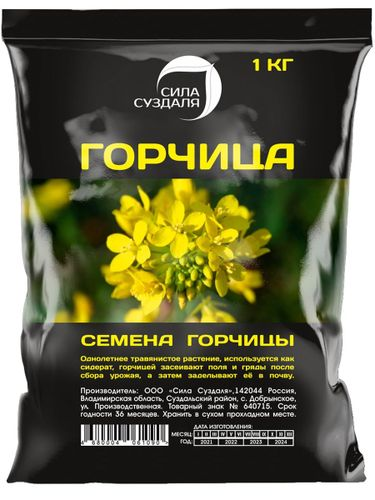 Семена горчицы Сила Суздаля 1 кг, изображение