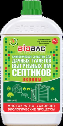 Средство биологическое для дачных туалетов и септических систем BB-V600 1 л, фотография