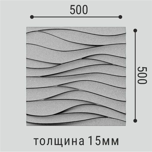 Стеновая панель Polymer Bello Deco СП 13 500*500, картинка