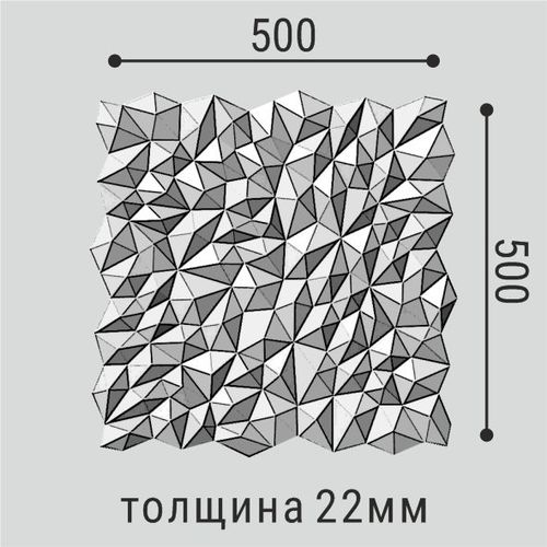 Стеновая панель Polymer Bello Deco СП 15 500*500, вид