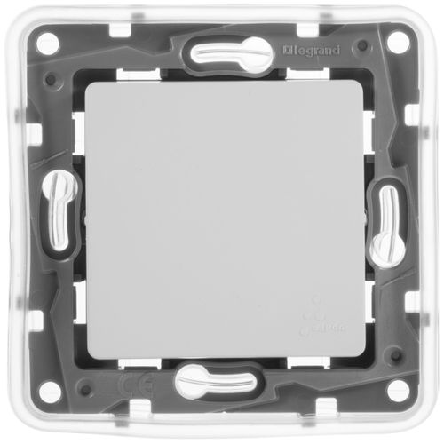 Переключатель 1-клавишный Legrand Etika 672200 белый, изображение