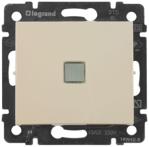 Переключатель 1-клавишный Legrand Valena 695603 слоновая кость, изображение