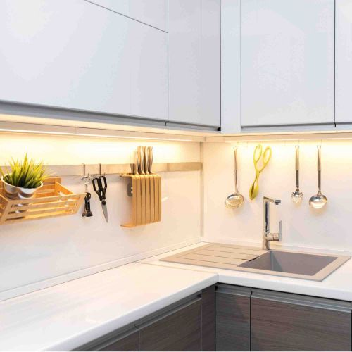 Профиль для светодиодной ленты Apeyron Electrics 08-07 1 м серебристый, вид