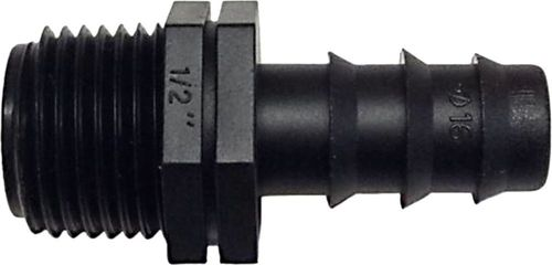 Переходник трубы ECOTEC d=16мм резьба 1/2", пнд, крупный план