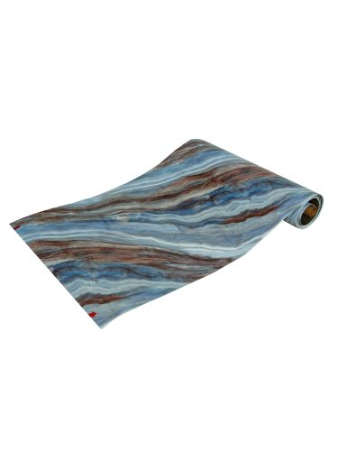 Самоклеящаяся ПВХ плитка РУЛОН LAKO DECOR "Мрамор Алтея" толщина 2мм 1,8м² 60х300 см, вид