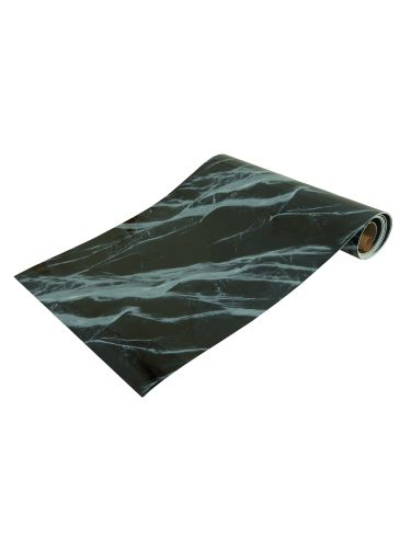 Самоклеящаяся ПВХ плитка РУЛОН LAKO DECOR "Мрамор Сарда" толщина 2мм 1,8м² 60х300 см, вид