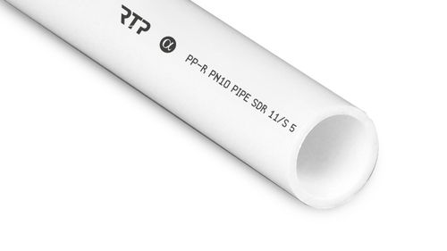 Труба PPR  32х2,9, PN10 2000мм белый, RTP, крупный план