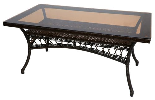 Стол садовый Deco 180х85см, искусственный ротанг, фото