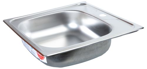 Мойка врезная ЮКИНОКС clm480.480 4c-0c сталь 48х48х15,5 см, картинка